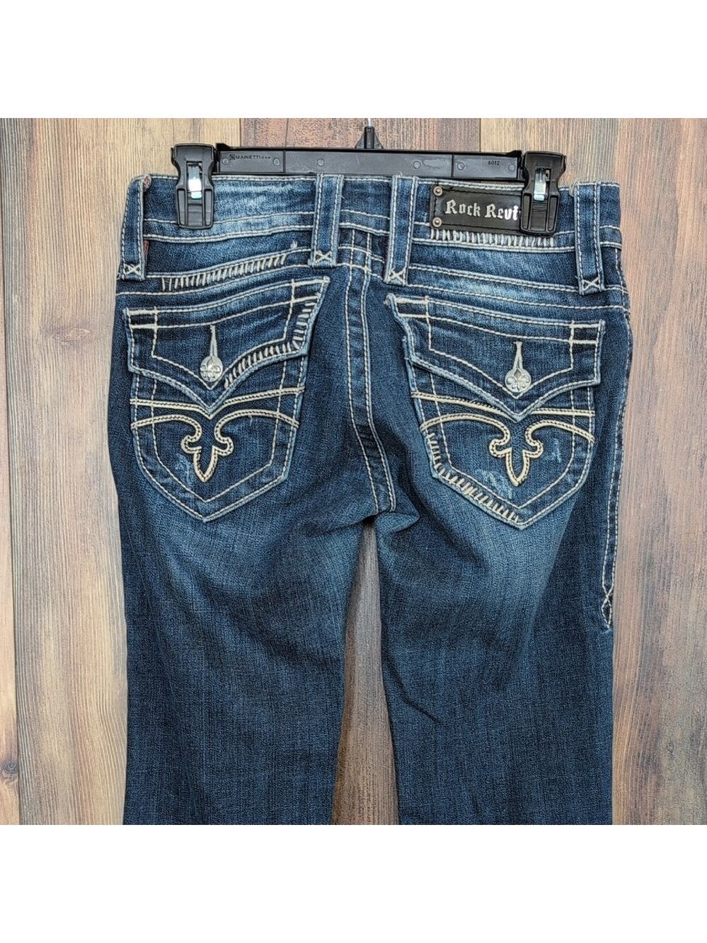 Rock Revival Jen 05 RRJ8156BC-5 Boot Cut Jeans 27                         M468